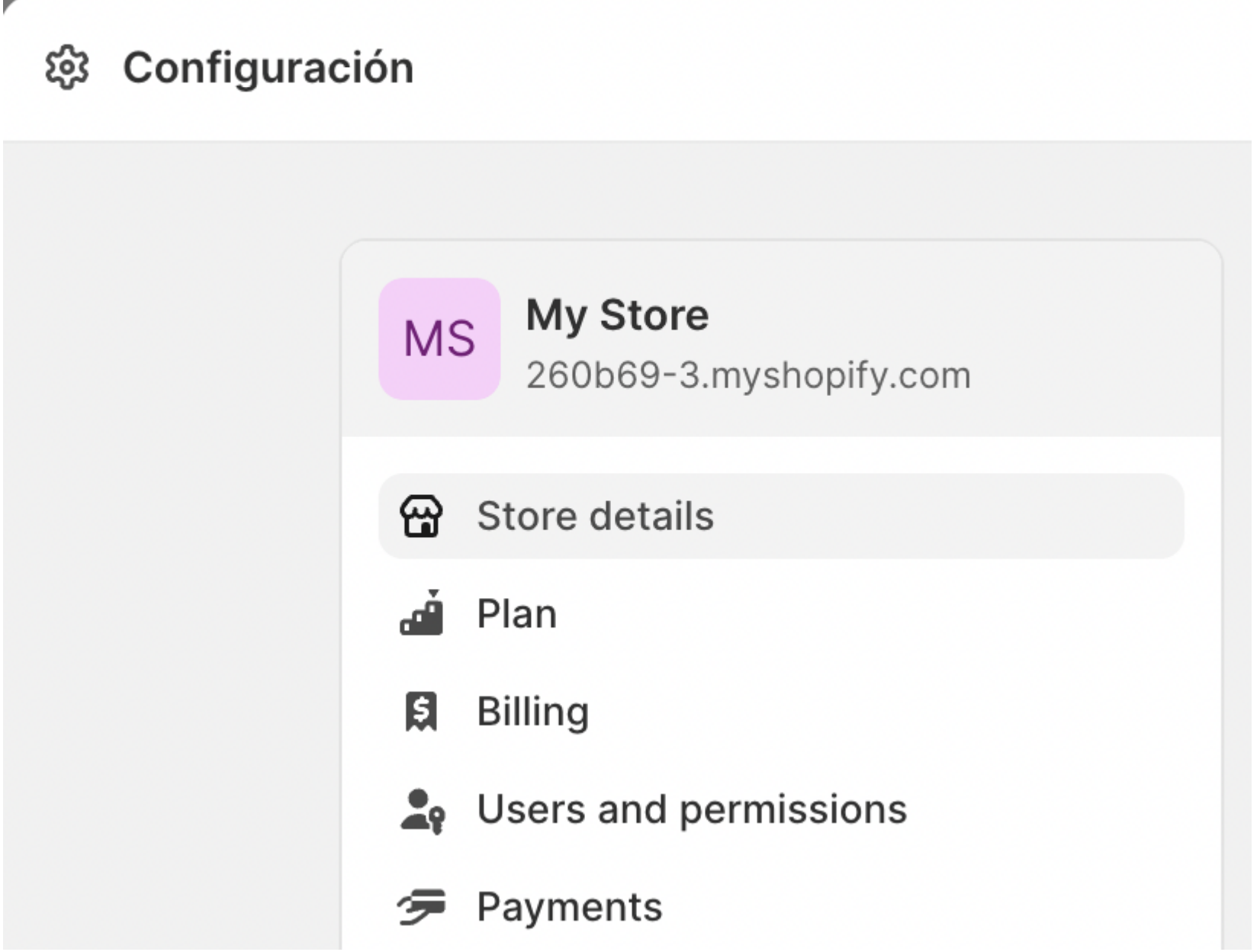 Agregar formas de pago.
